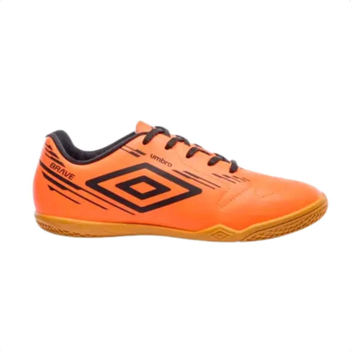 Chuteira Indoor Masculina Umbro Brave Jr Laranja Laranja/Preto 1