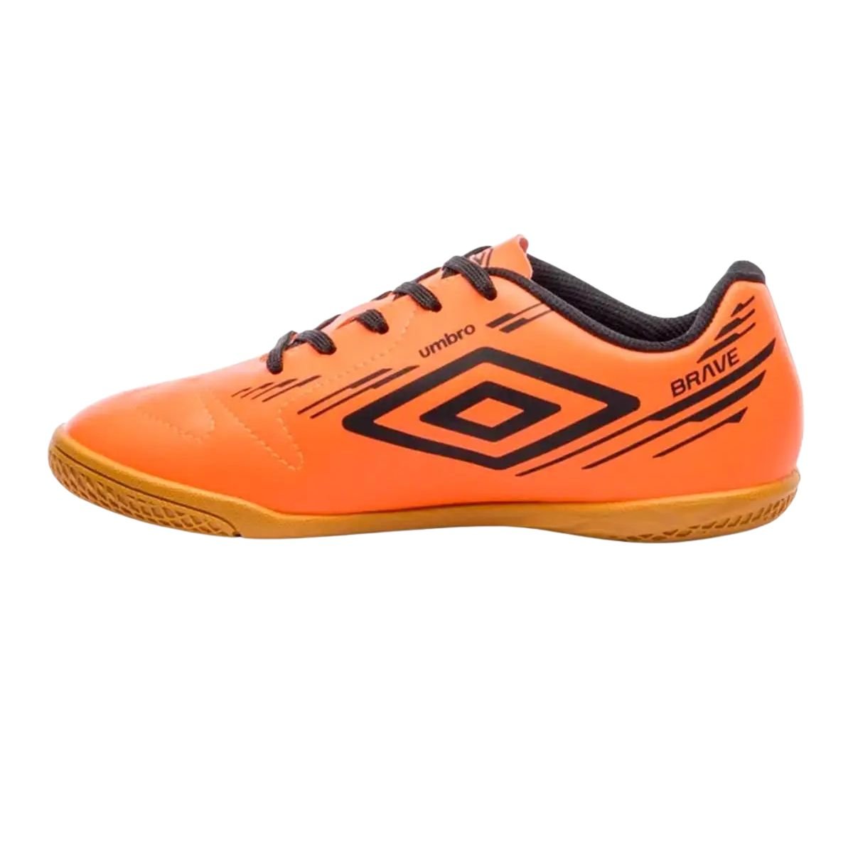 Chuteira Indoor Masculina Umbro Brave Jr Laranja Laranja/Preto 5
