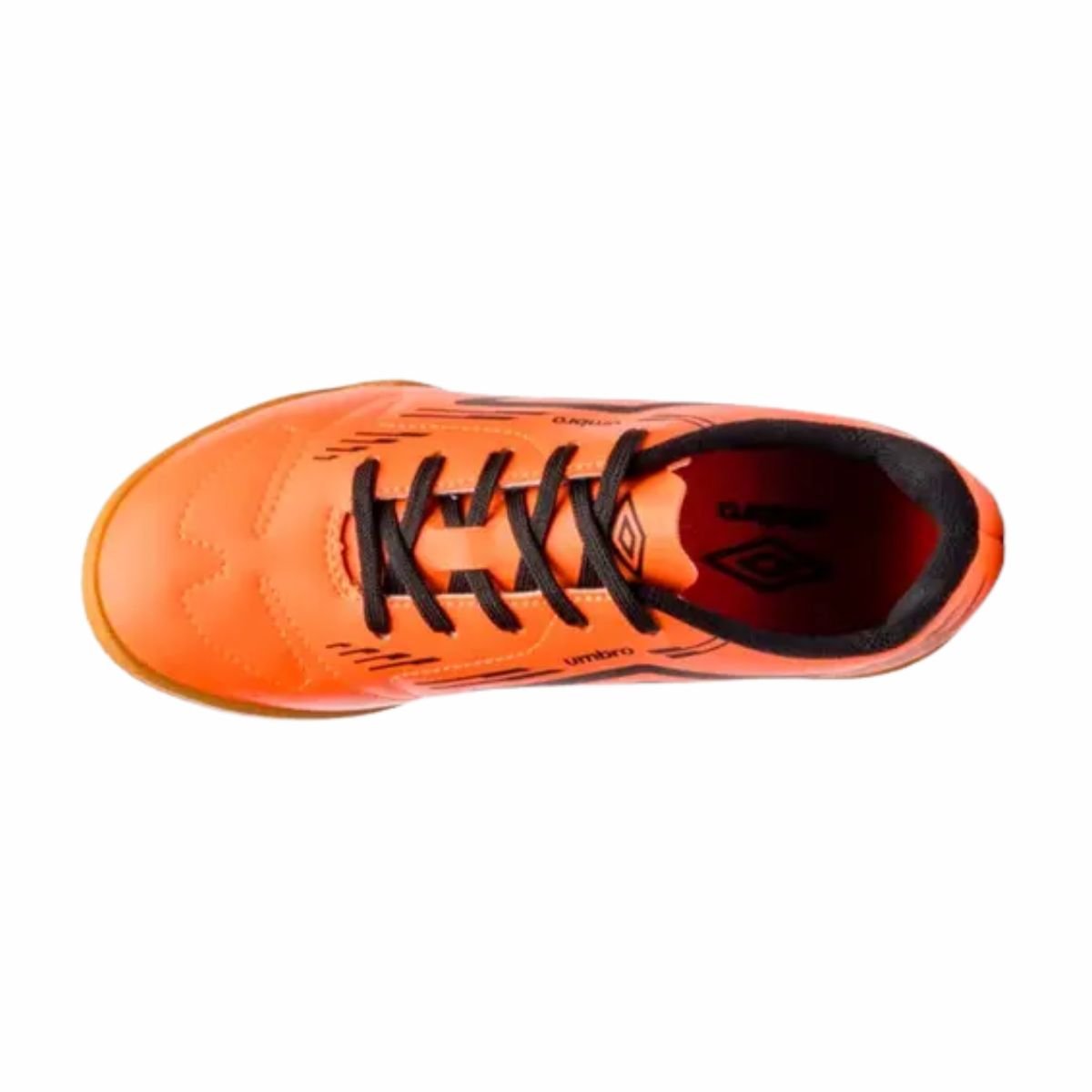 Chuteira Indoor Masculina Umbro Brave Jr Laranja Laranja/Preto 6