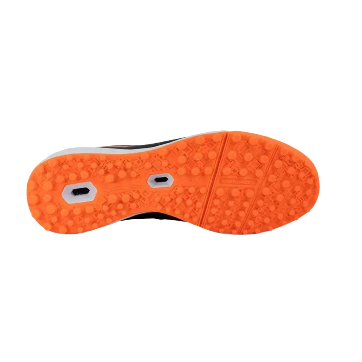 Chuteira Society Masculina Penalty Se7e Locker Y 2 Chumbo E Coral Preto/Laranja 3