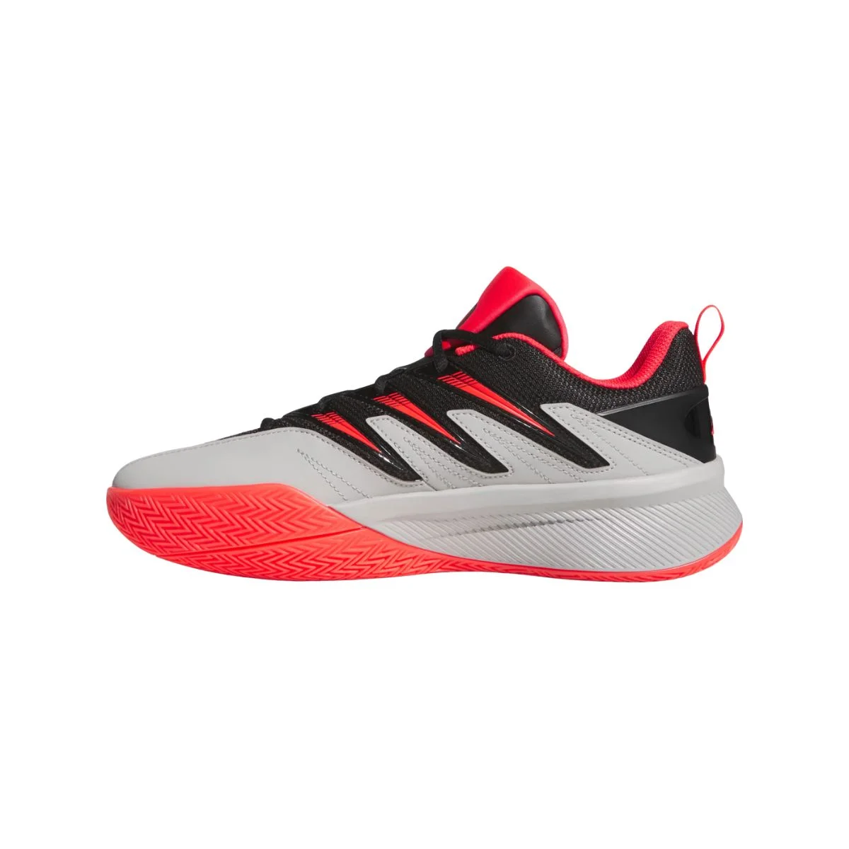 Tênis Basketball Masculino Adidas Dame Certified 3 Cinza E Veremlho Branco/Preto/Laranja 5