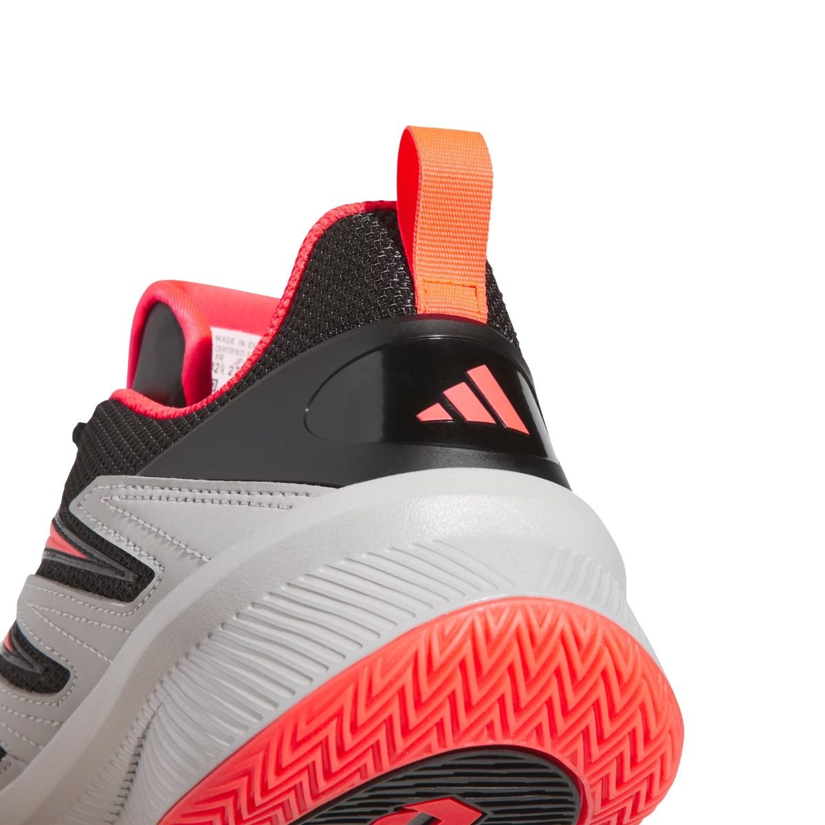 Tênis Basketball Masculino Adidas Dame Certified 3 Cinza E Veremlho Branco/Preto/Laranja 7