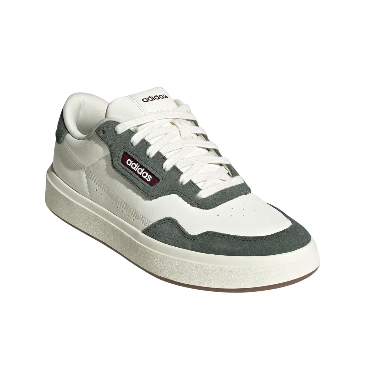 Tênis Casual Masculino Adidas Park St Branco Branco/Cinza 2