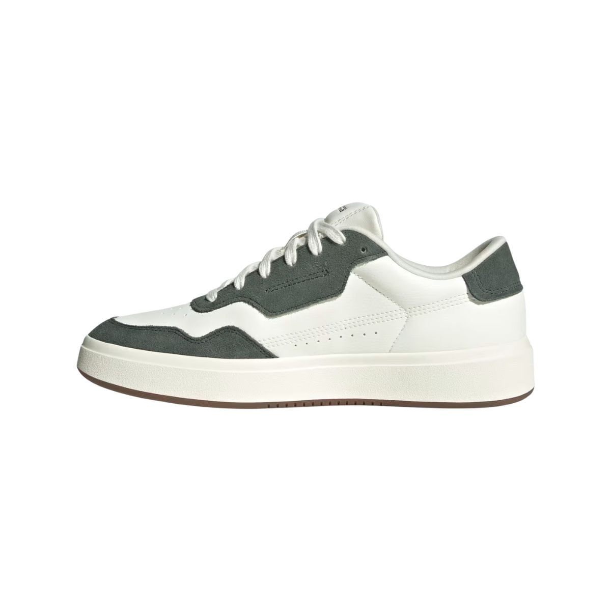 Tênis Casual Masculino Adidas Park St Branco Branco/Cinza 5