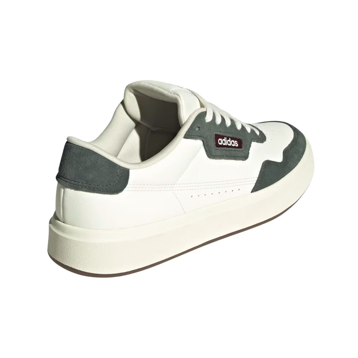 Tênis Casual Masculino Adidas Park St Branco Branco/Cinza 7