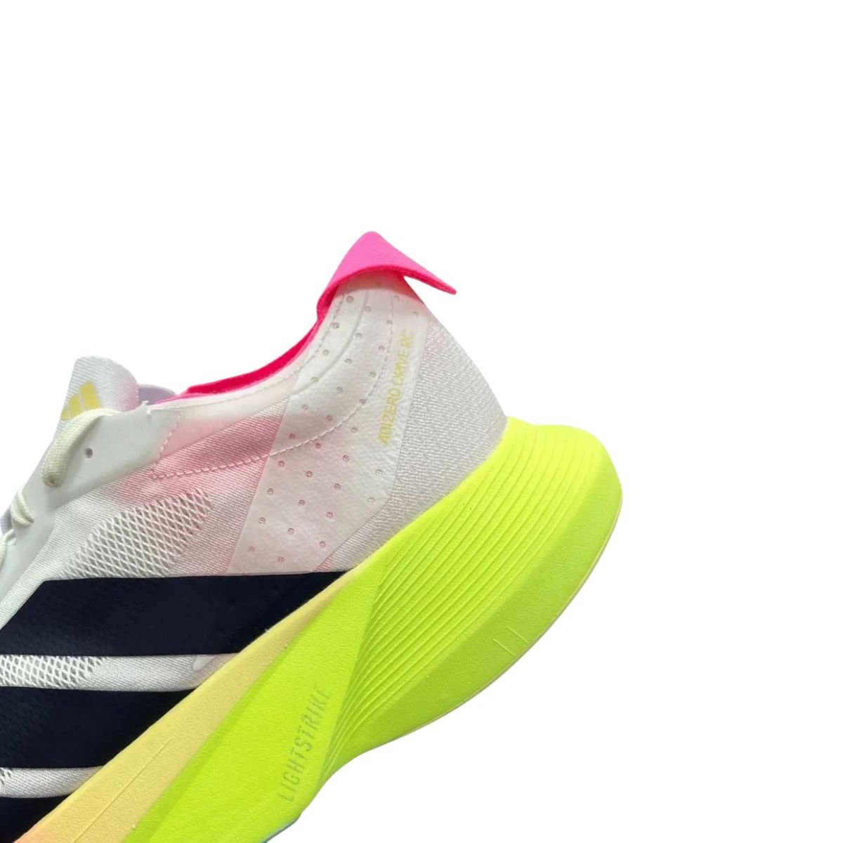 Tênis Running Masculino Adidas Adizero Drive Rc Branco Branco/Preto/Rosa/Verde 5