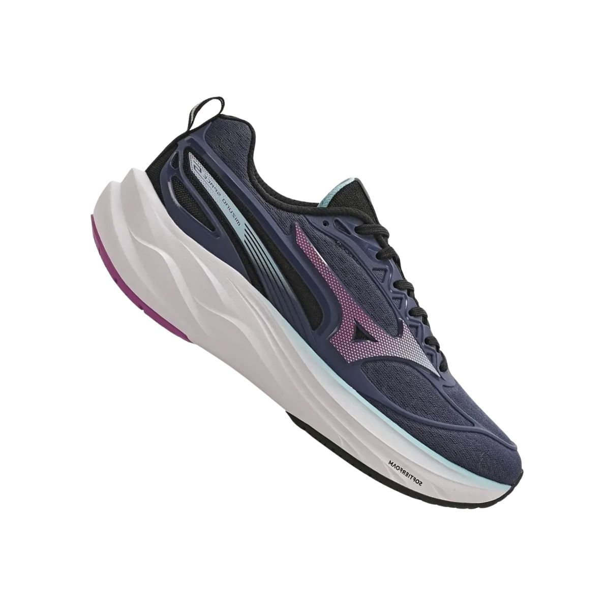 Tênis Running Feminino Mizuno Space 5 Azul Azul/Roxo 7