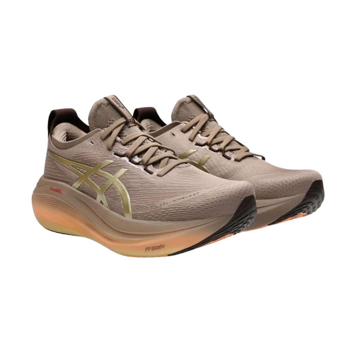 Tênis Running Masculino Asics Nimbus 27 Luxe Marrom Marrom 2