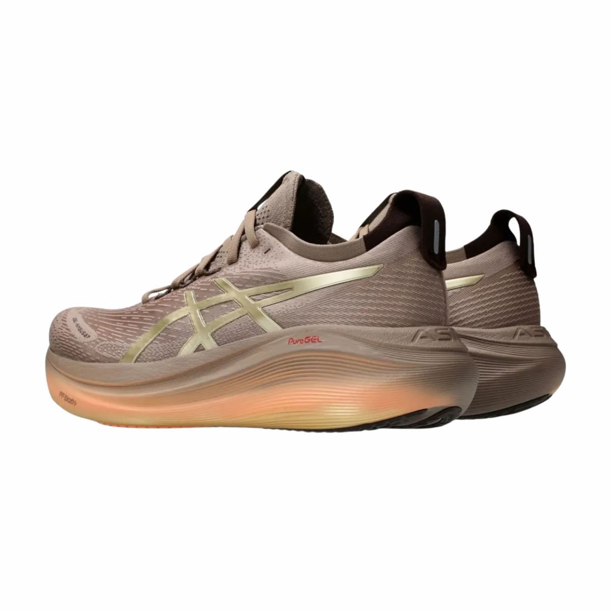 Tênis Running Masculino Asics Nimbus 27 Luxe Marrom Marrom 6