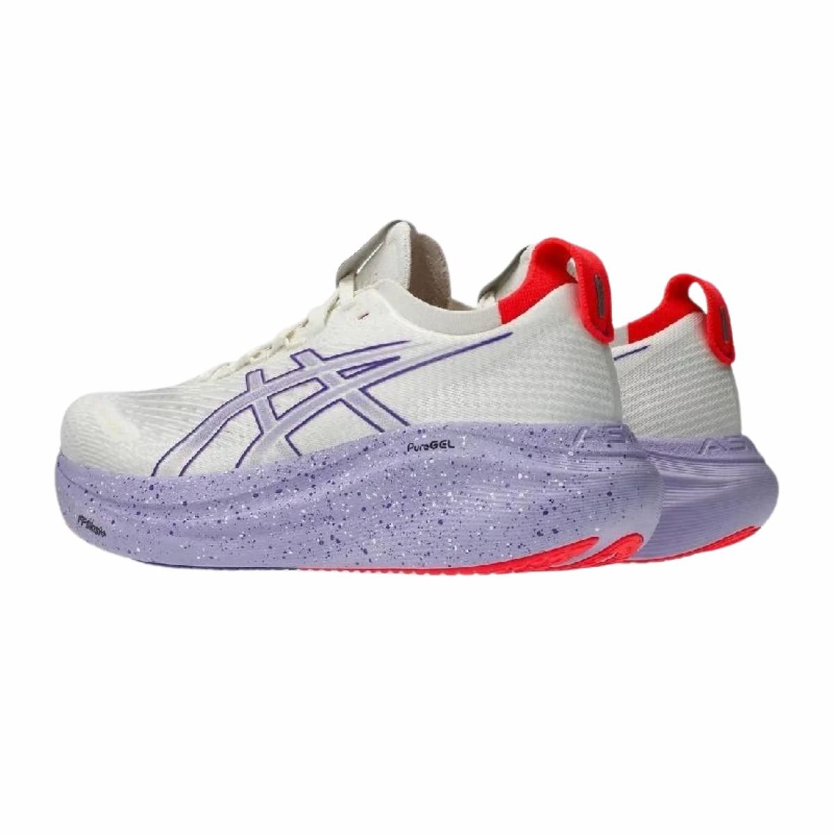 Tênis Running Feminino Asics Nimbus 27 Tokyo Branco E Lilás Branco/Roxo 6