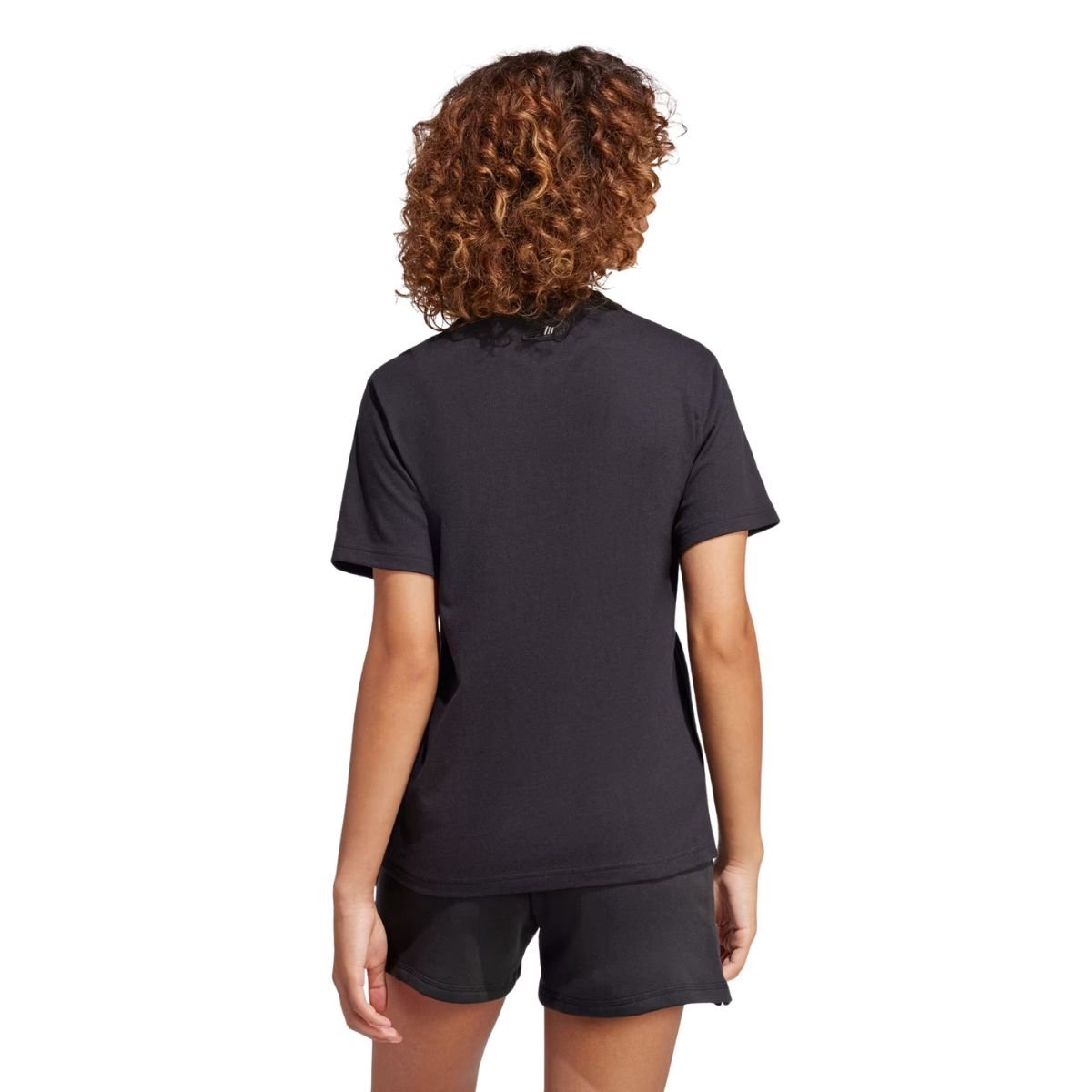 Camiseta Feminina Adidas Lounge Slide Tee Preta Preto 4