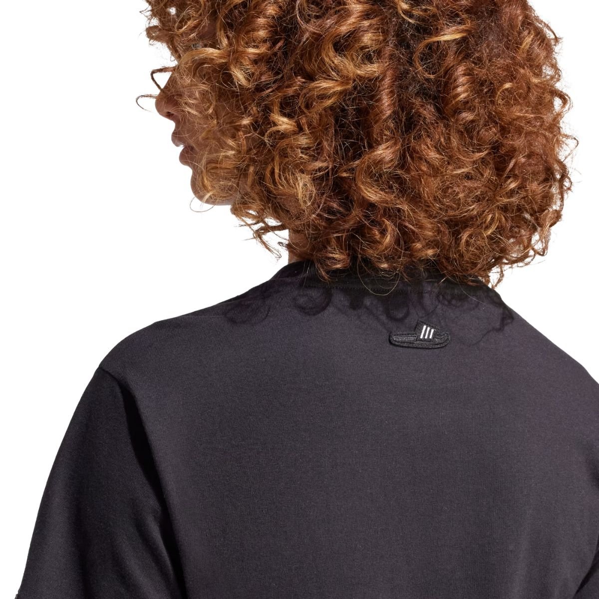 Camiseta Feminina Adidas Lounge Slide Tee Preta Preto 5