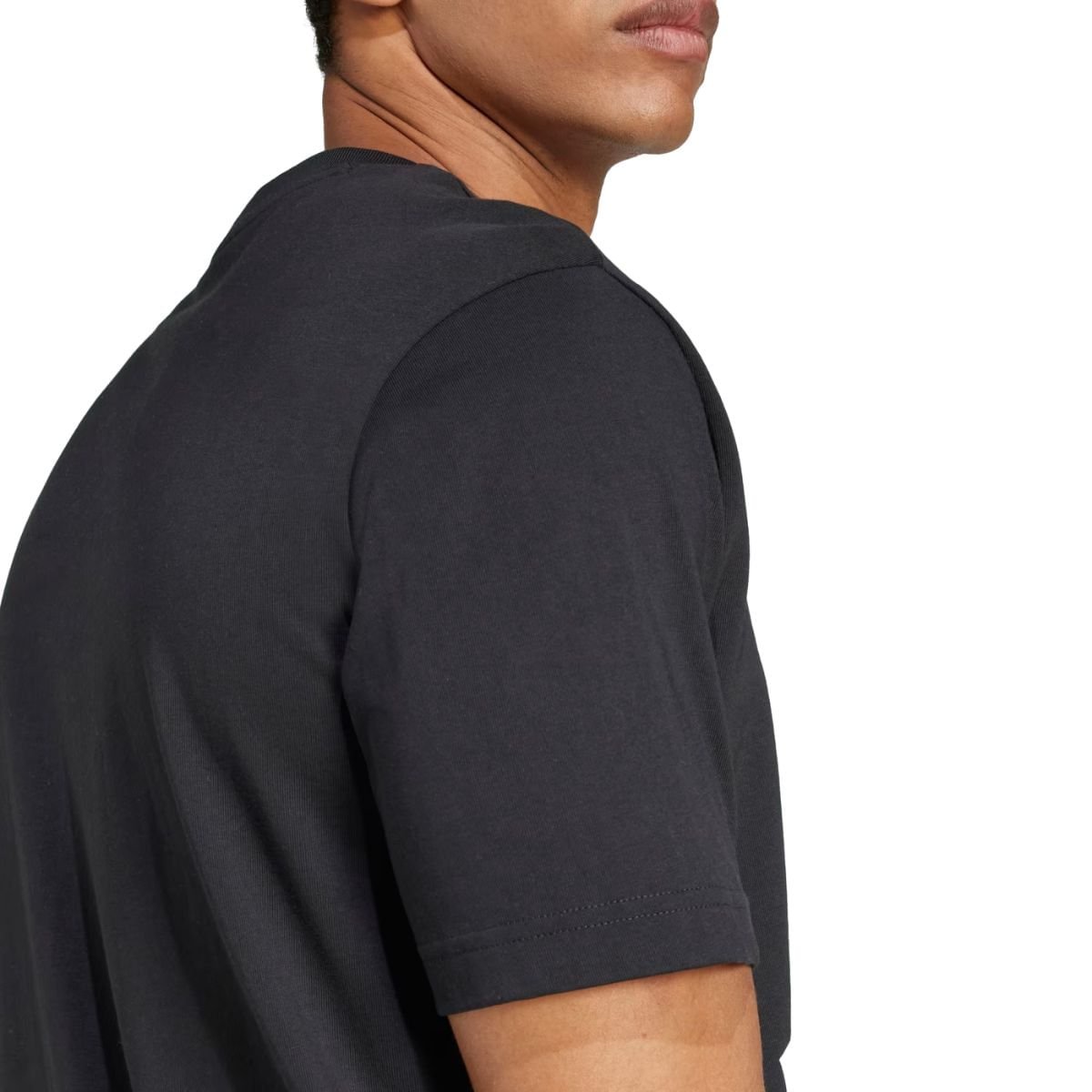 Camiseta Masculino Adidas Essentials Big Logo Preto Preto 4