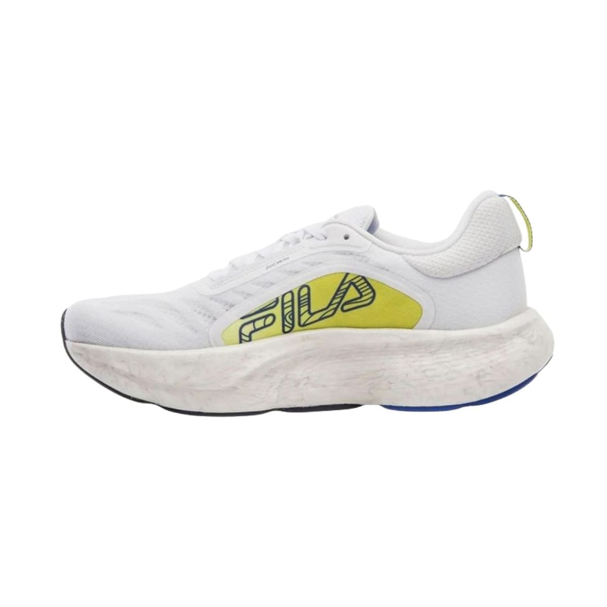 Tênis Running Feminino Fila Float Maxxi 2 Branco Branco/Amarelo/Azul 5