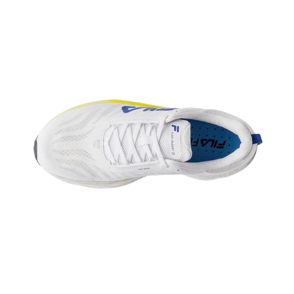Tênis Running Feminino Fila Float Maxxi 2 Branco Branco/Amarelo/Azul 6
