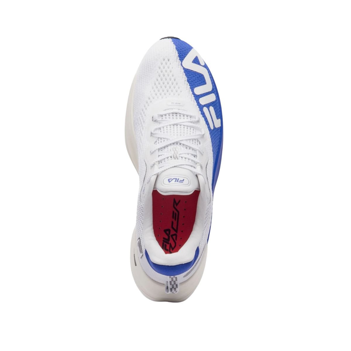 Tênis Running Masculino Fila Racer Speedzone Branco E Azul Branco/Azul 3