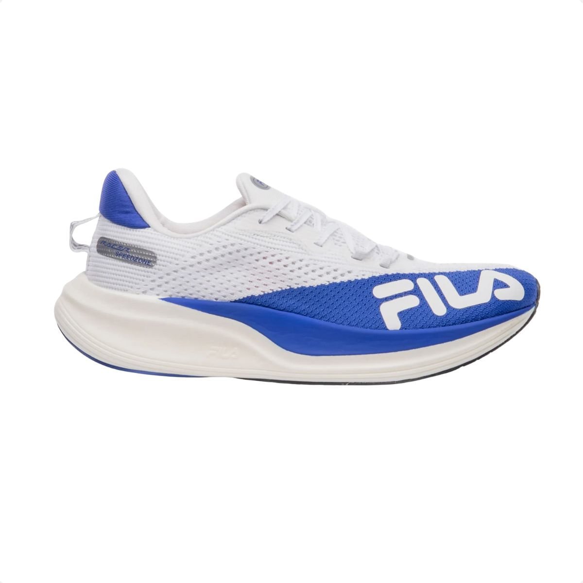 Tênis Running Masculino Fila Racer Speedzone Branco E Azul Branco/Azul Royal 1