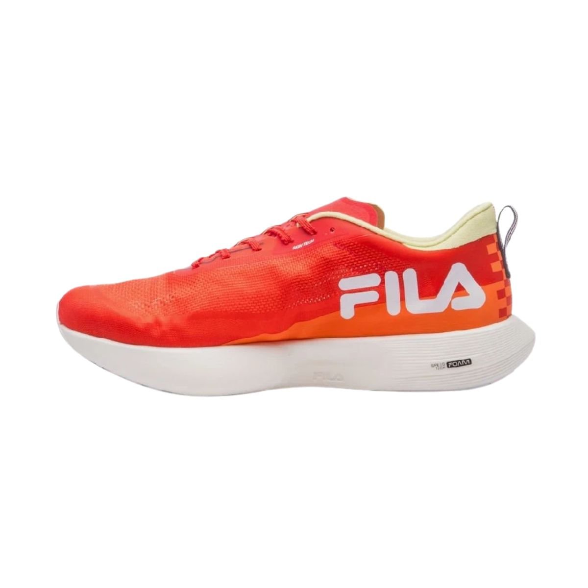 Tênis Running Feminino Fila Kr7 Pro Vermelho Laranja 5