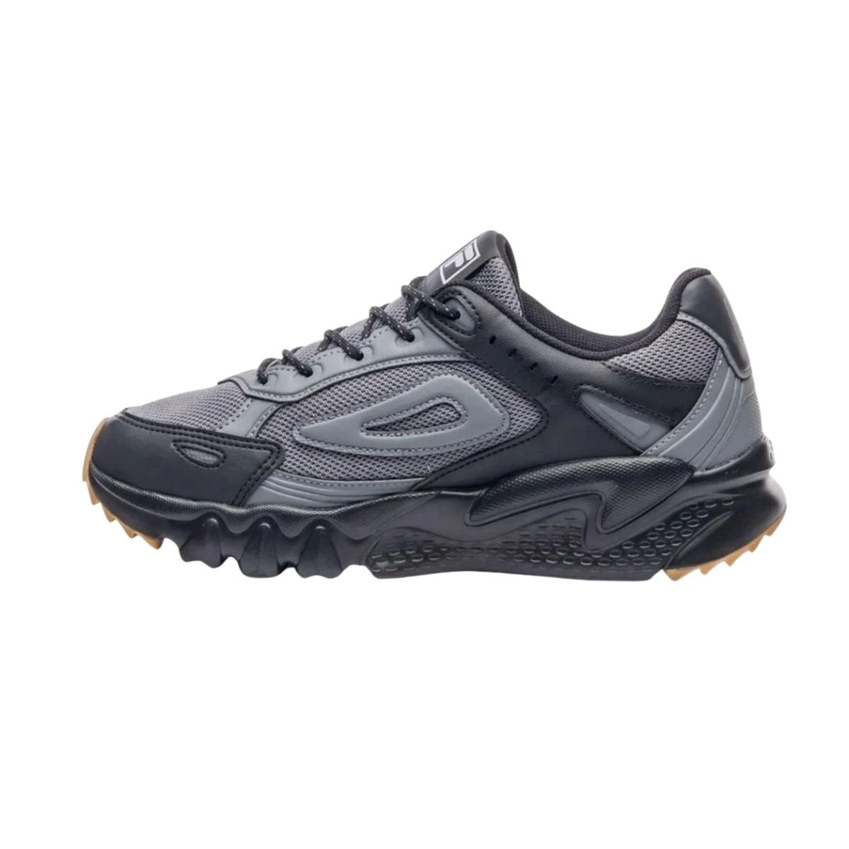 Tênis Casual Masculino Fila Venture Tracer 2 Preto Cinza/Preto 5