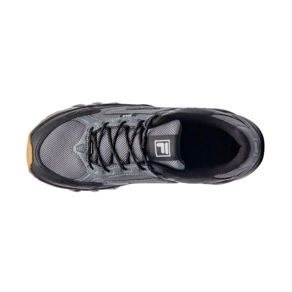 Tênis Casual Masculino Fila Venture Tracer 2 Preto Cinza/Preto 6