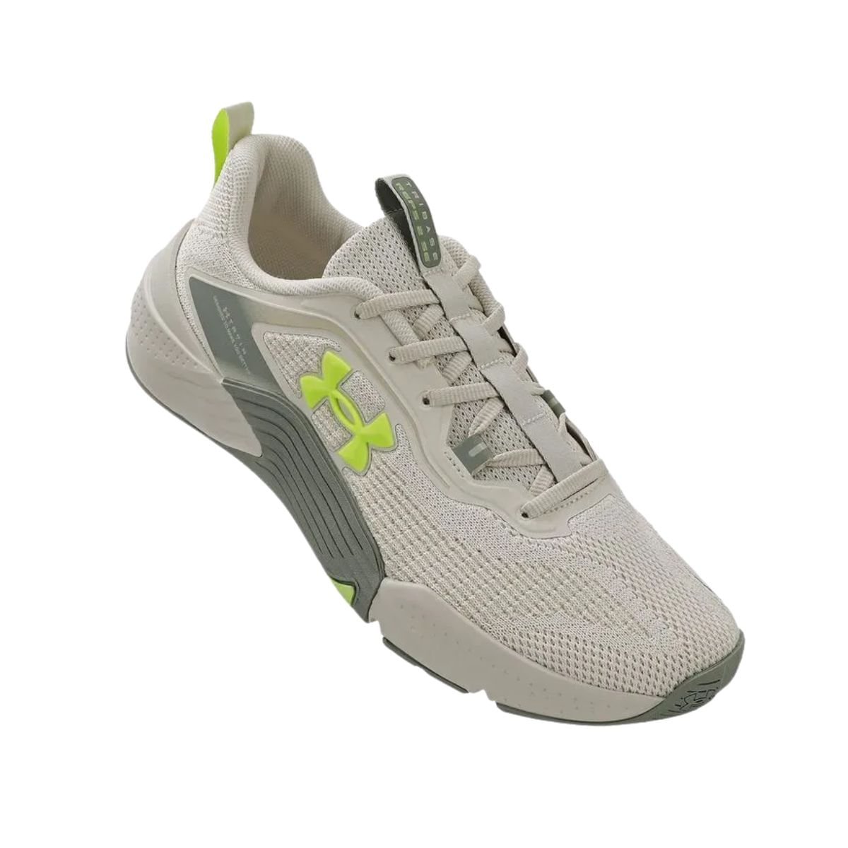 Tênis Crossfit Masculino Under Armour Tribase Reps 2 Se Cinza Bege/Verde 2