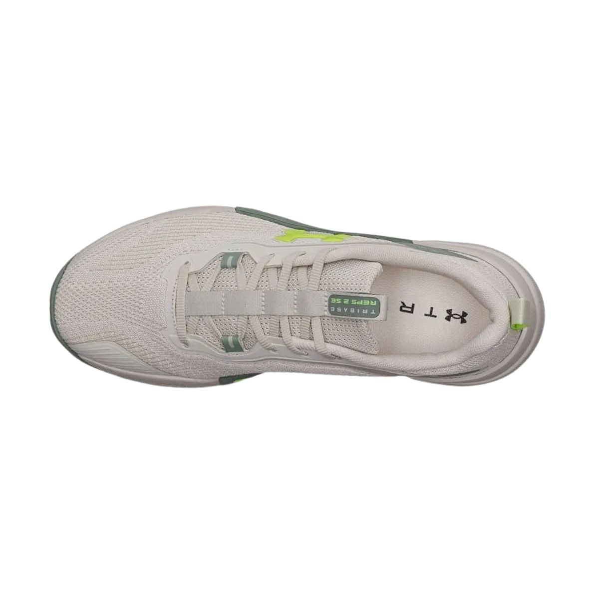 Tênis Crossfit Masculino Under Armour Tribase Reps 2 Se Cinza Bege/Verde 3