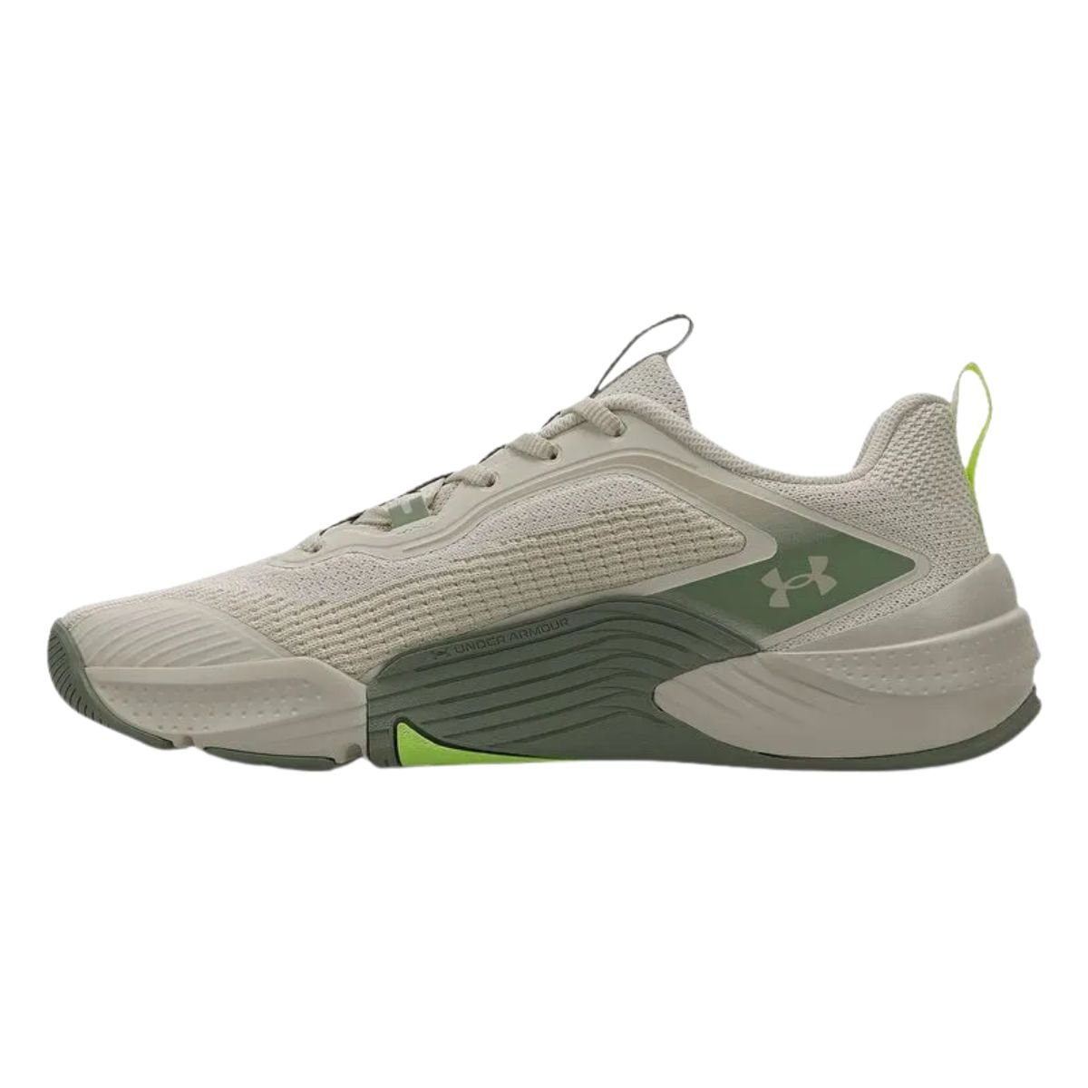 Tênis Crossfit Masculino Under Armour Tribase Reps 2 Se Cinza Bege/Verde 6