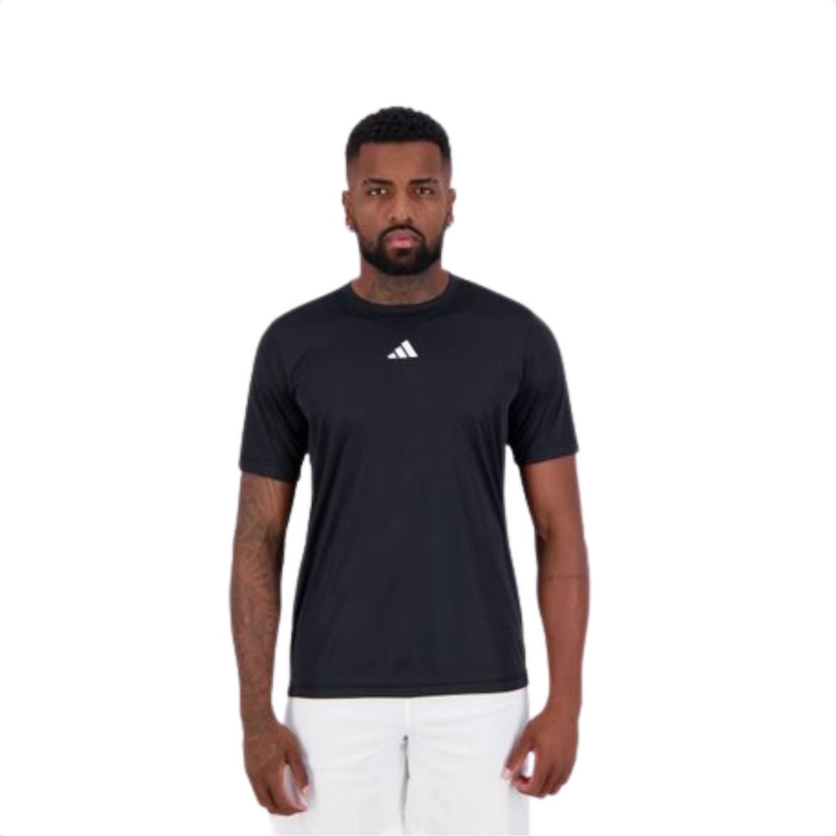 Camiseta Masculina Treino Básica Adidas Preta