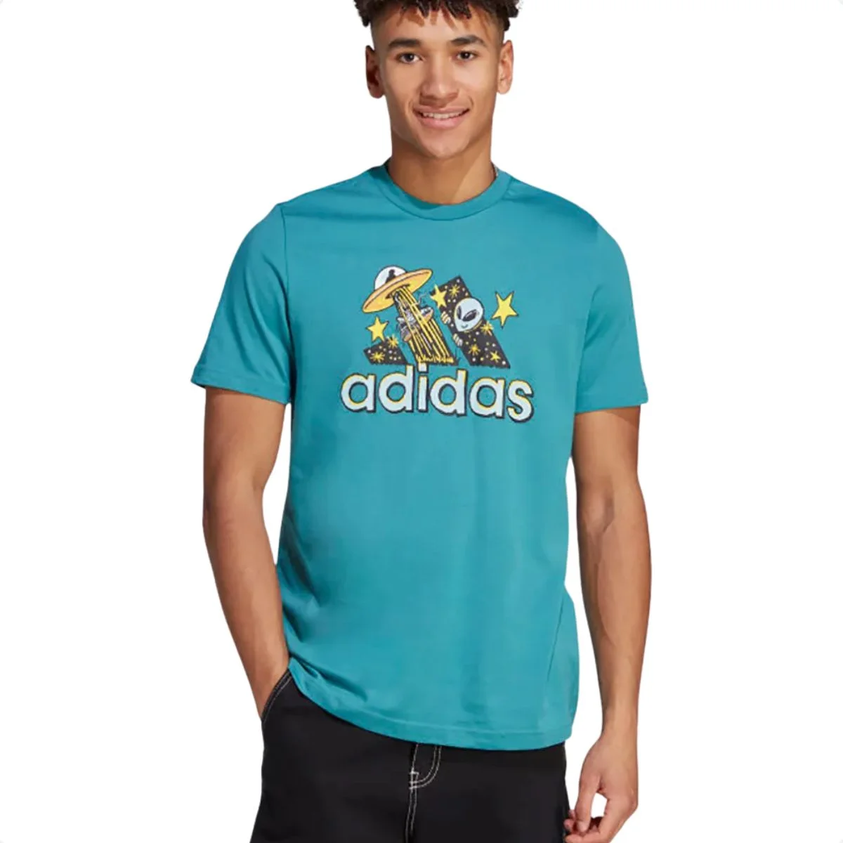 Camiseta Masculina Adidas Dream Doodle Fill Azul