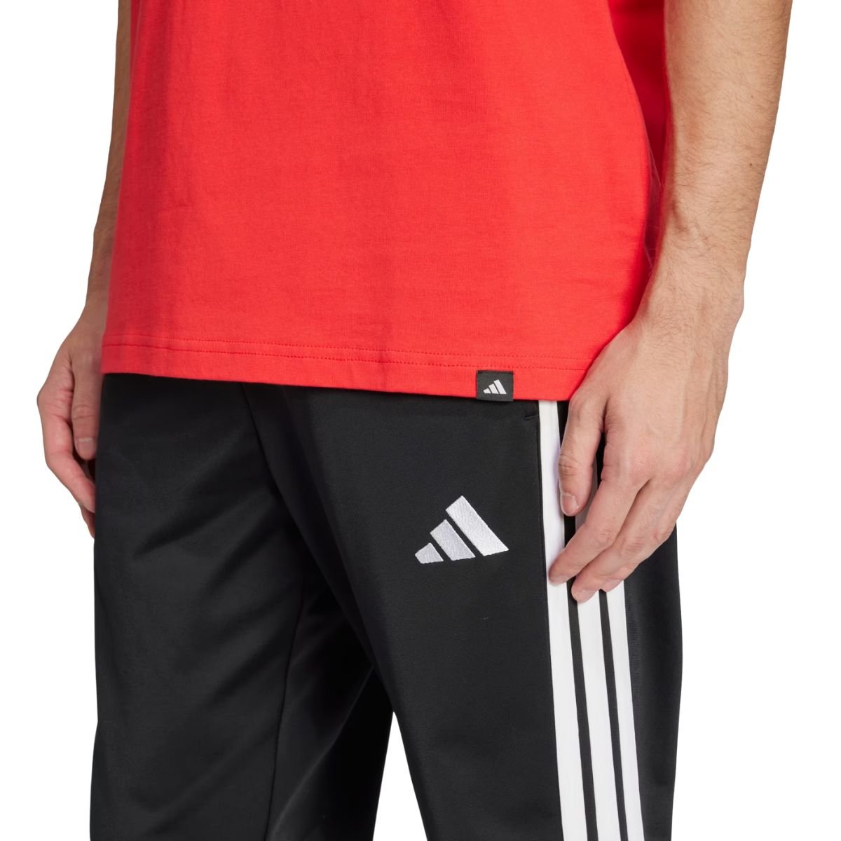 Camiseta Masculina Adidas Estampada Logo Vermelha Vermelho 4