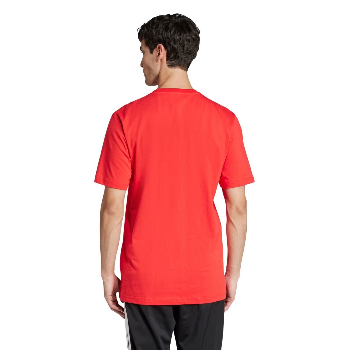 Camiseta Masculina Adidas Estampada Logo Vermelha Vermelho 5