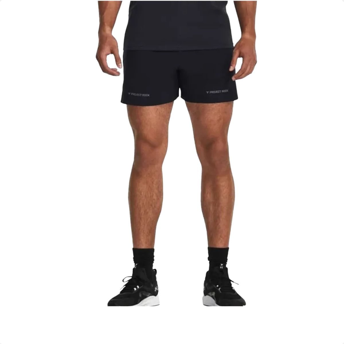 Short Masculino Curto Rock Ultimate 5 Under Armour Preto Preto 1