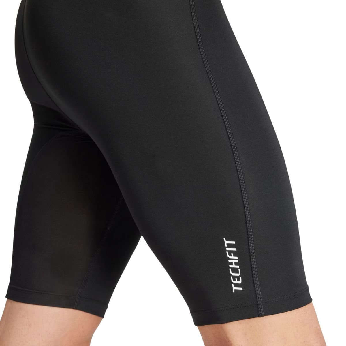 Bermuda Masculina Compressão Adidas Treino Techfit Preta Preto 3