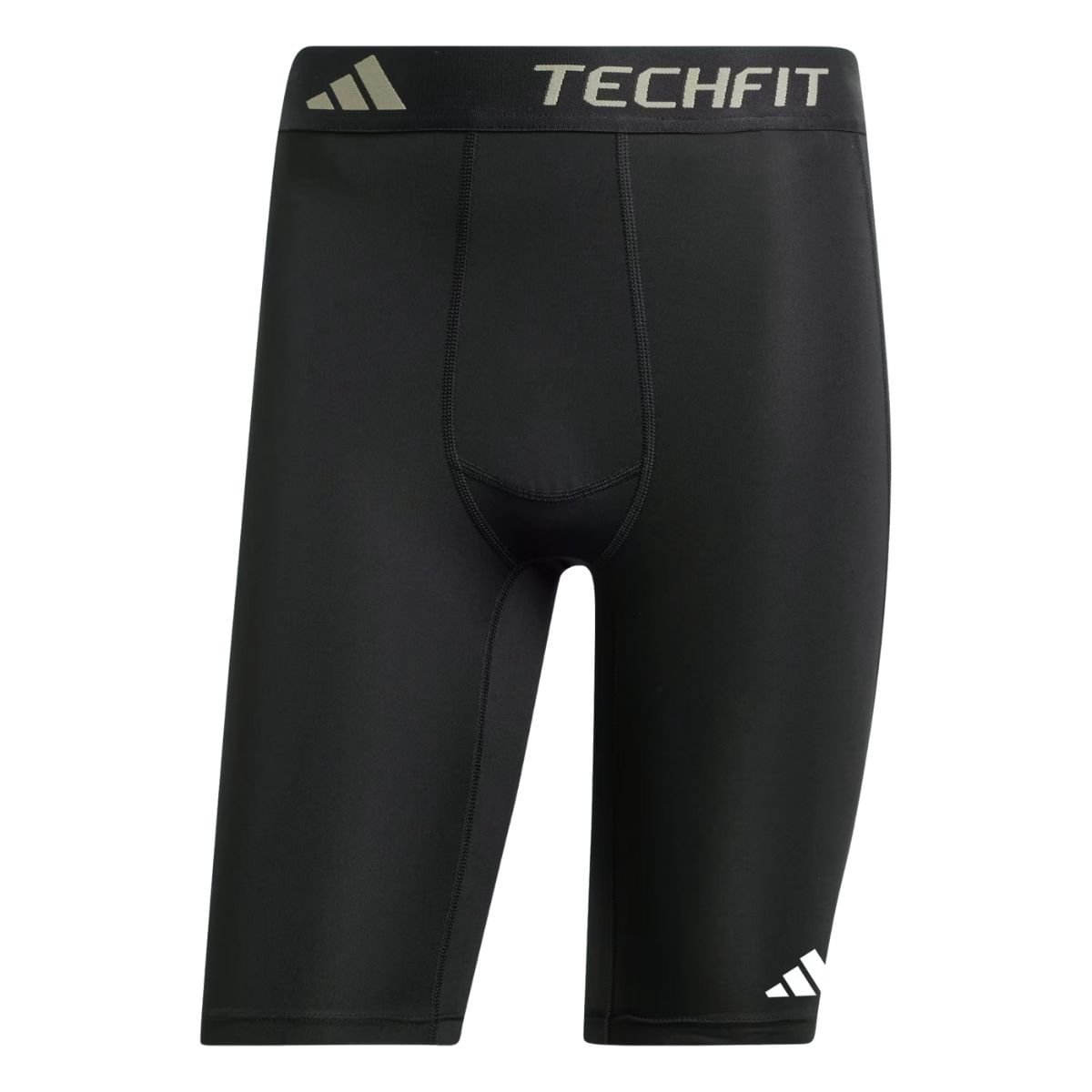 Bermuda Masculina Compressão Adidas Treino Techfit Preta Preto 5