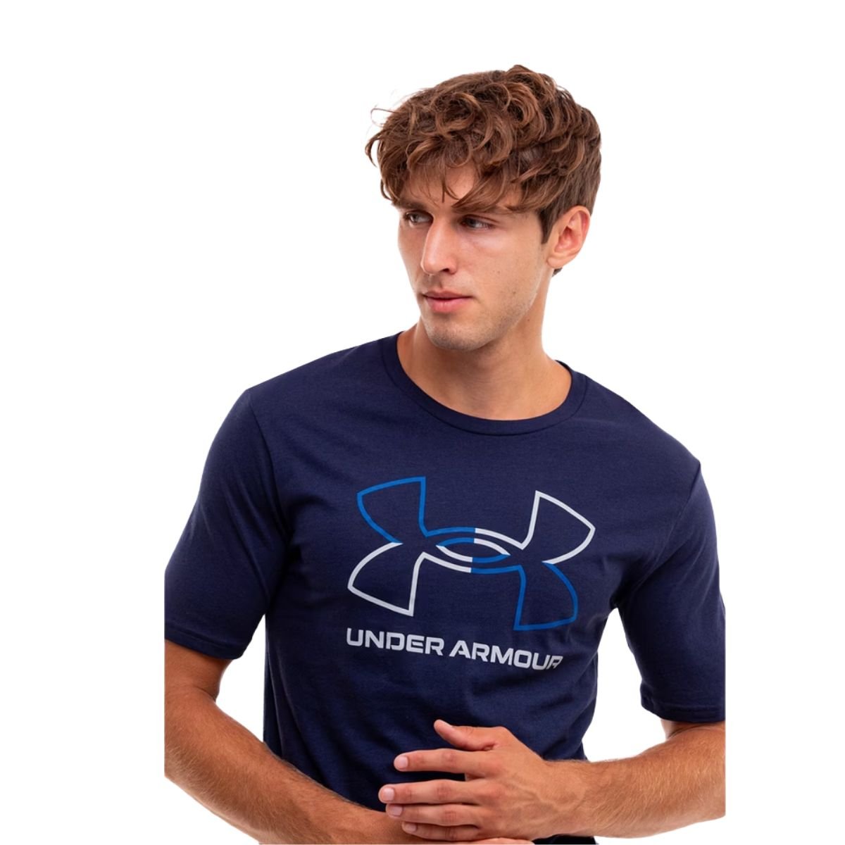 Camiseta Masculina Under Armour Gl Foundation Azul Azul 2