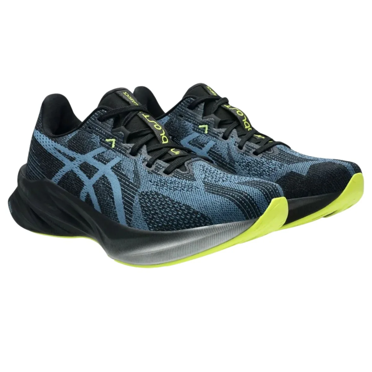 Tênis Running Feminino Asics Dynablast 5 Preto E Azul Azul 2