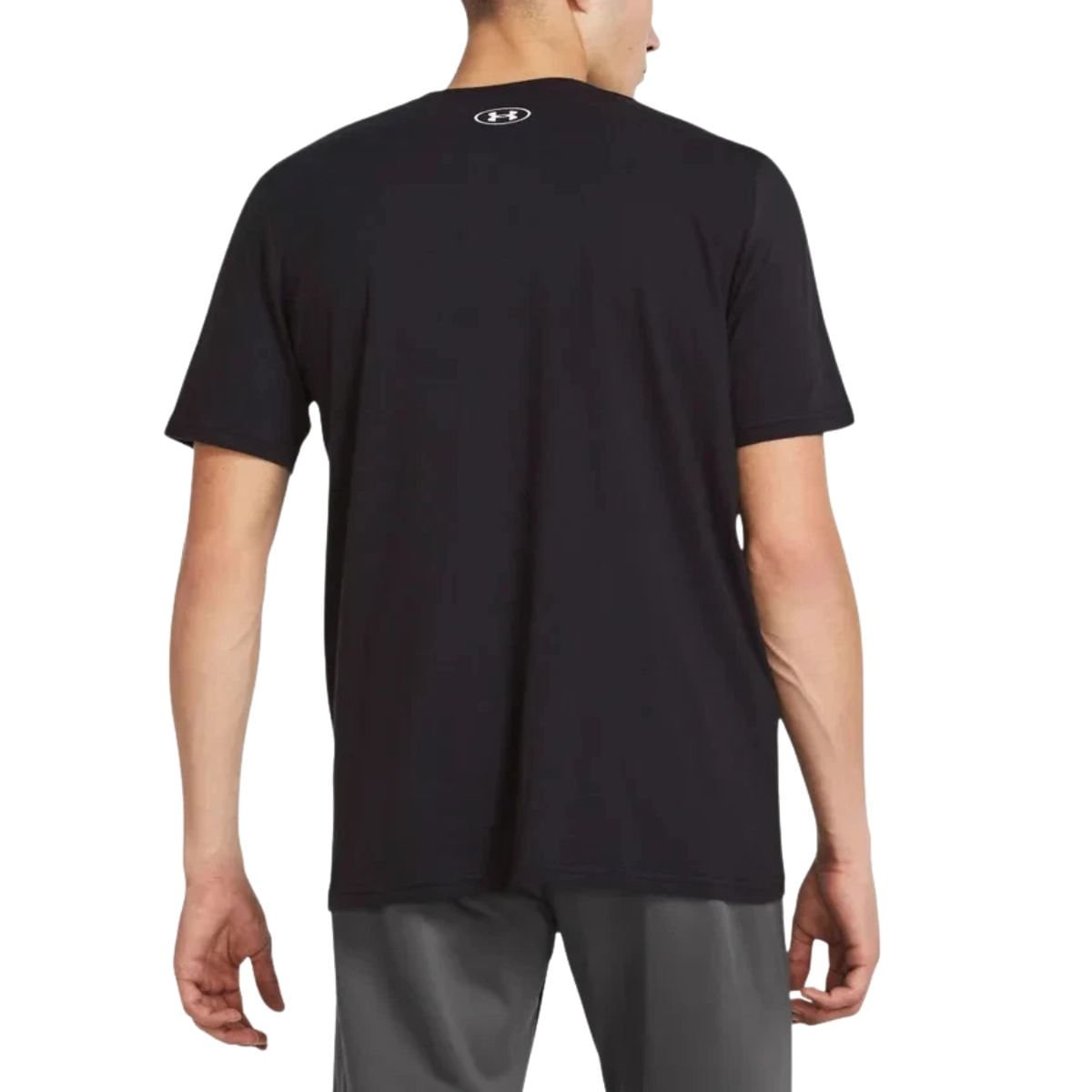 Camiseta Masculina Under Armour Loose Fit Preta Preto 4