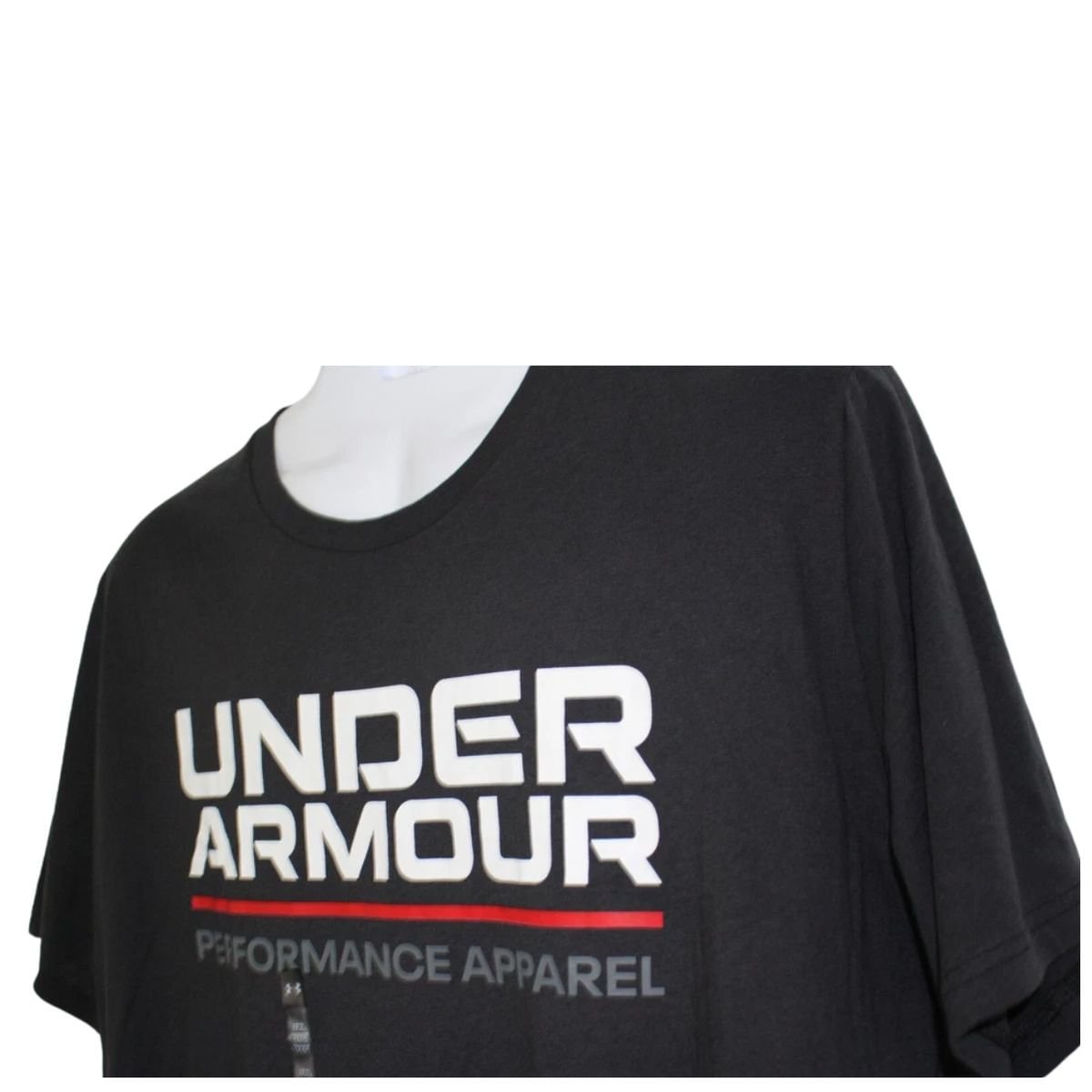 Camiseta Masculina Under Armour Loose Fit Preta Preto 5