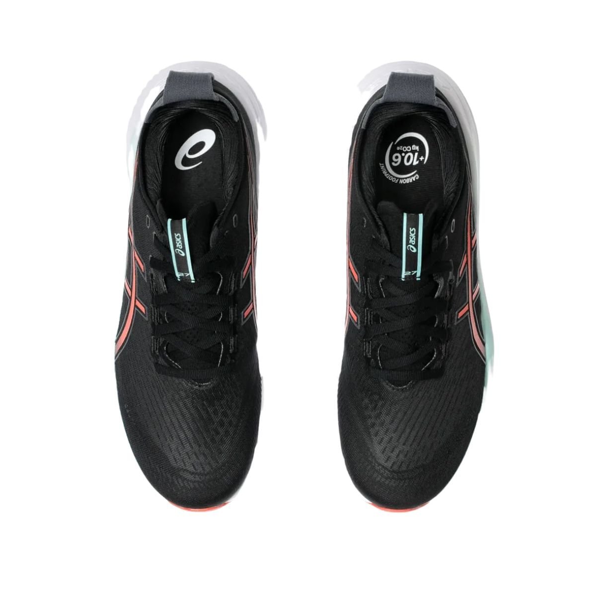 Tênis Running Masculino Asics Gel-Nimbus 27 Preto E Coral Preto 3