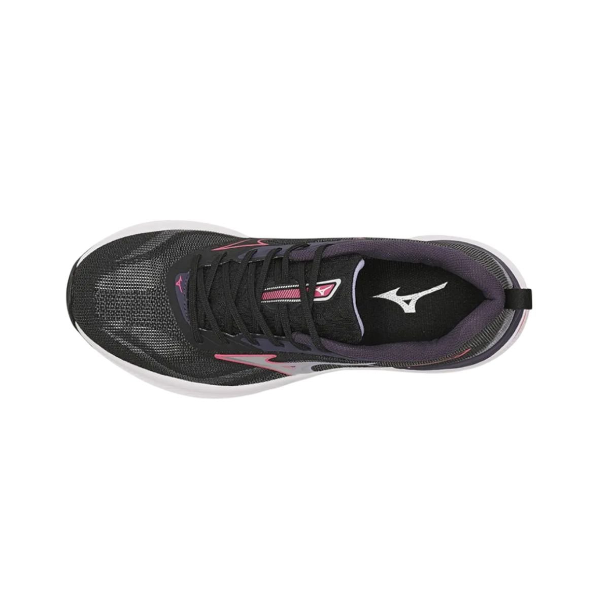 Tênis Running Feminino Mizuno Miz.Wave Vitality 7 Preto E Rosa Preto/Cinza/Rosa 3
