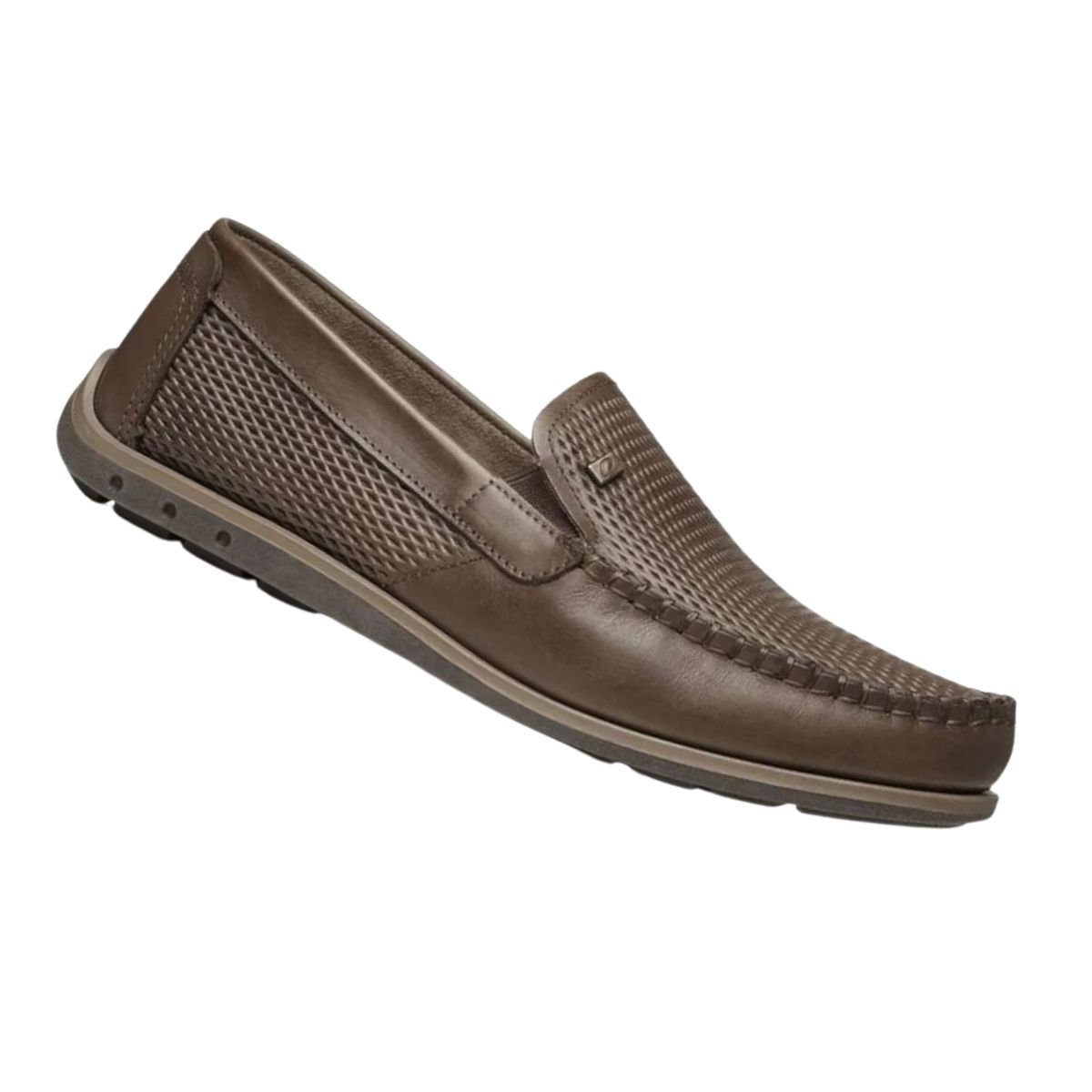 Mocassim Masculino Casual Marrom 5