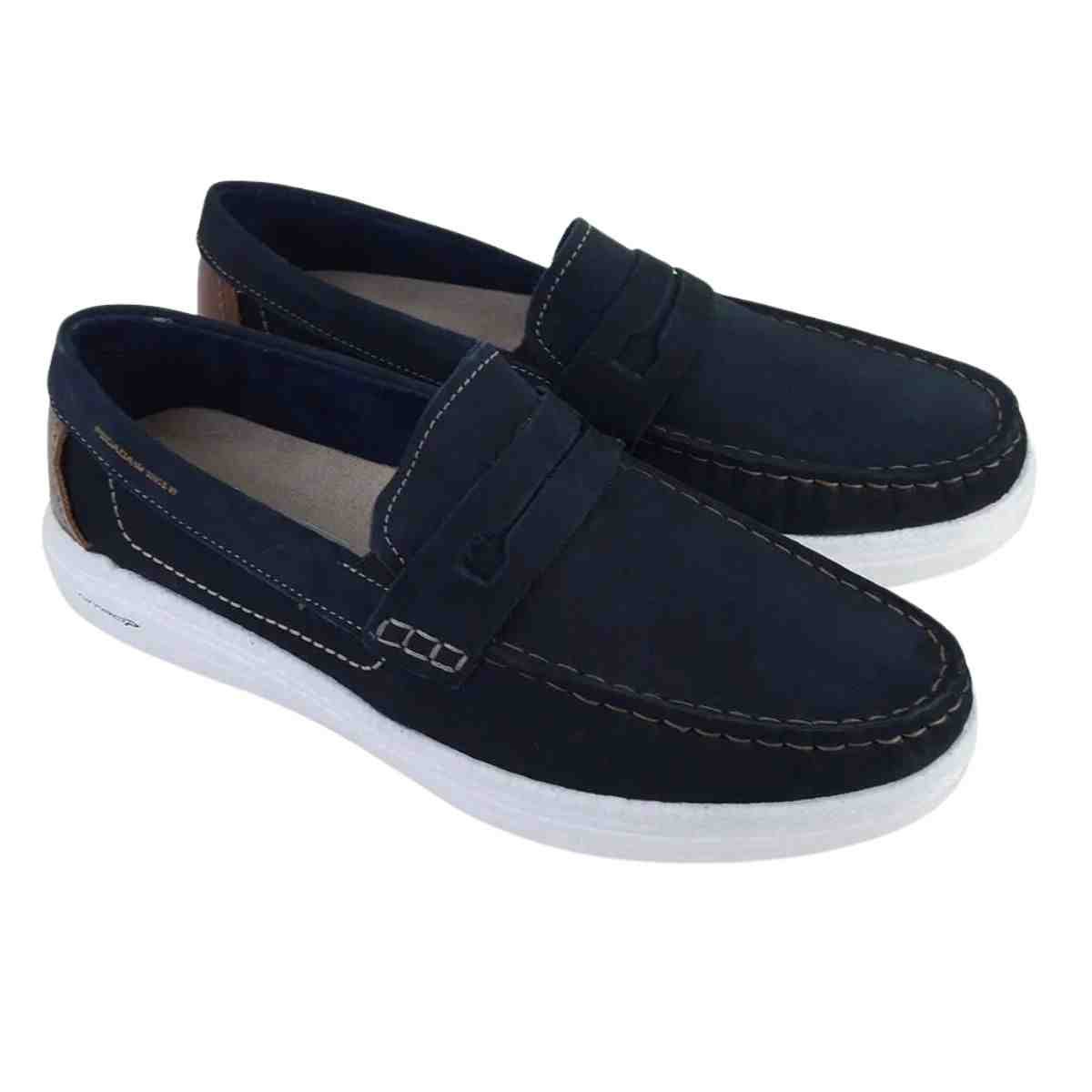 Saapto Masculino Mocassim Pegada Azul Marinho Azul Marinho 2