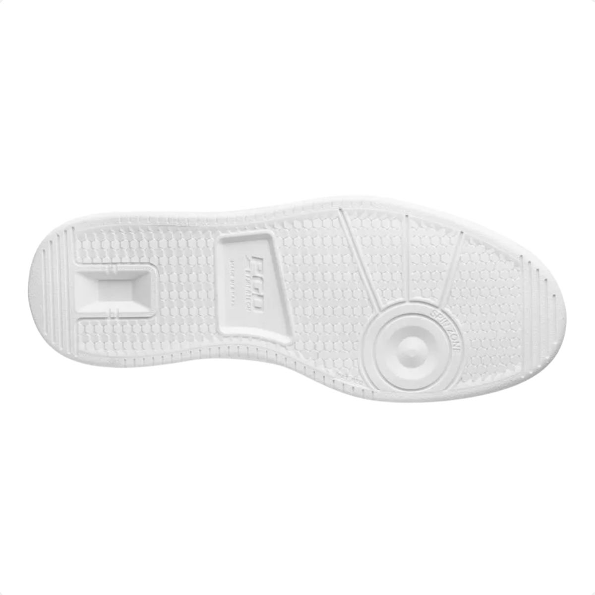 Sapatênis Pegada Masculino Em Microfibra Branco Branco 4