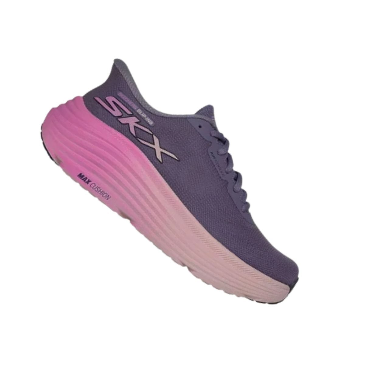Tênis Running Feminino Skechers Max Cushioning Endeavour Roxo Roxo/Rosa 7