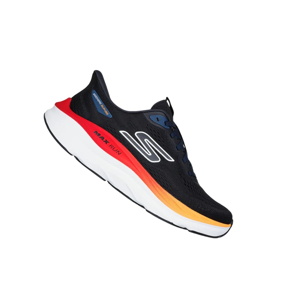 Tênis Running Masculino Skechers Max Run Preto Preto 7