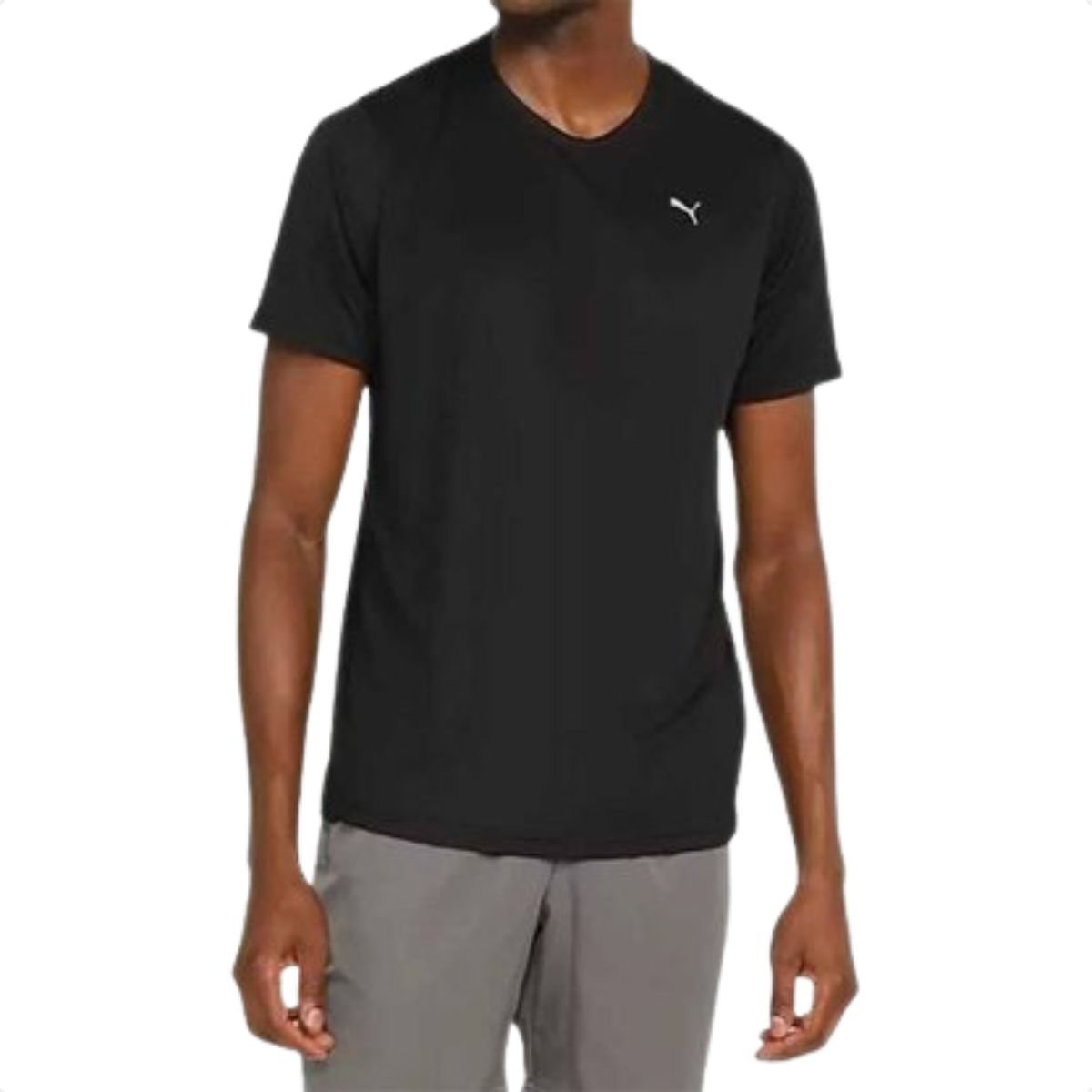 Camiseta Masculina Puma Performance Ss Preta Preto 1
