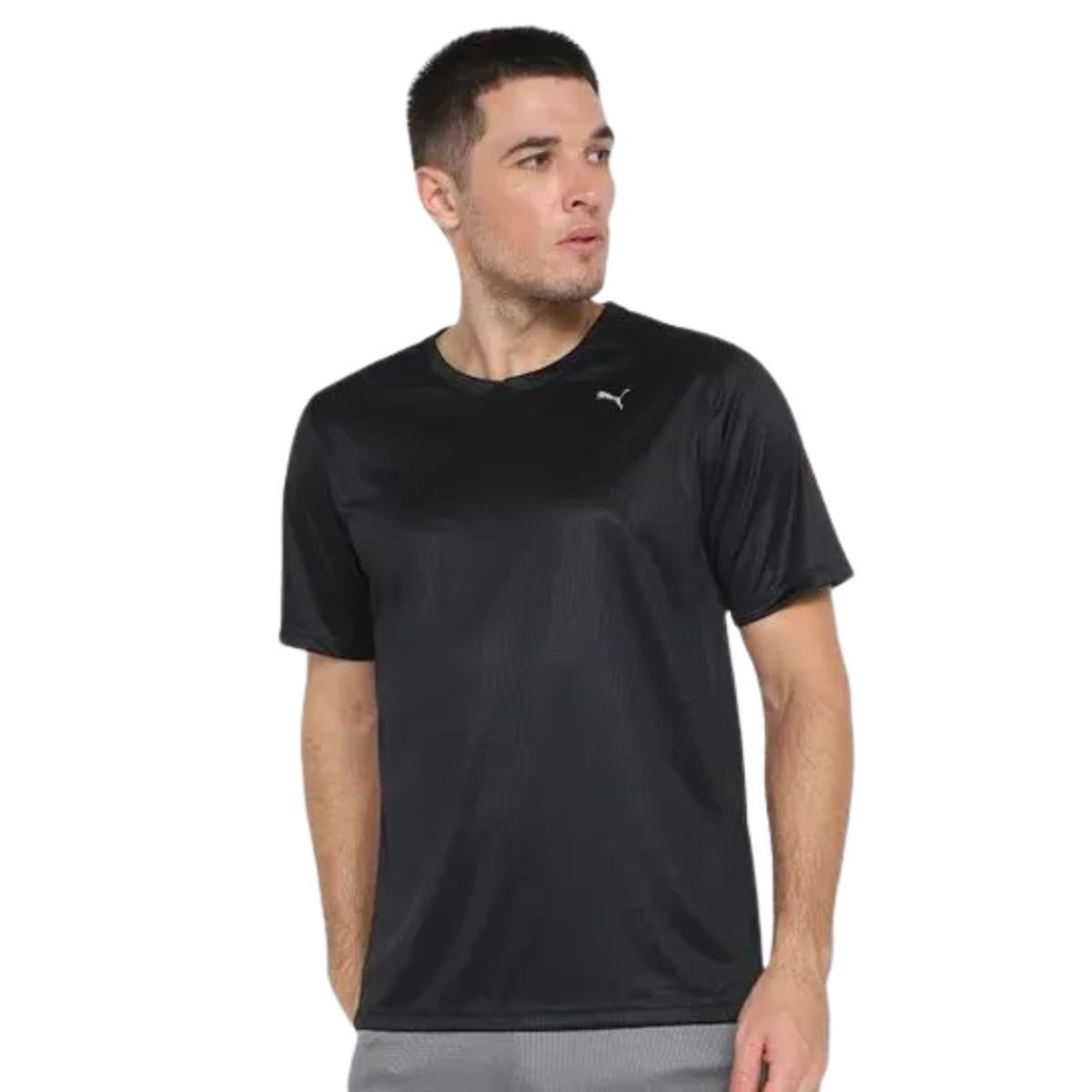 Camiseta Masculina Puma Performance Ss Preta Preto 2