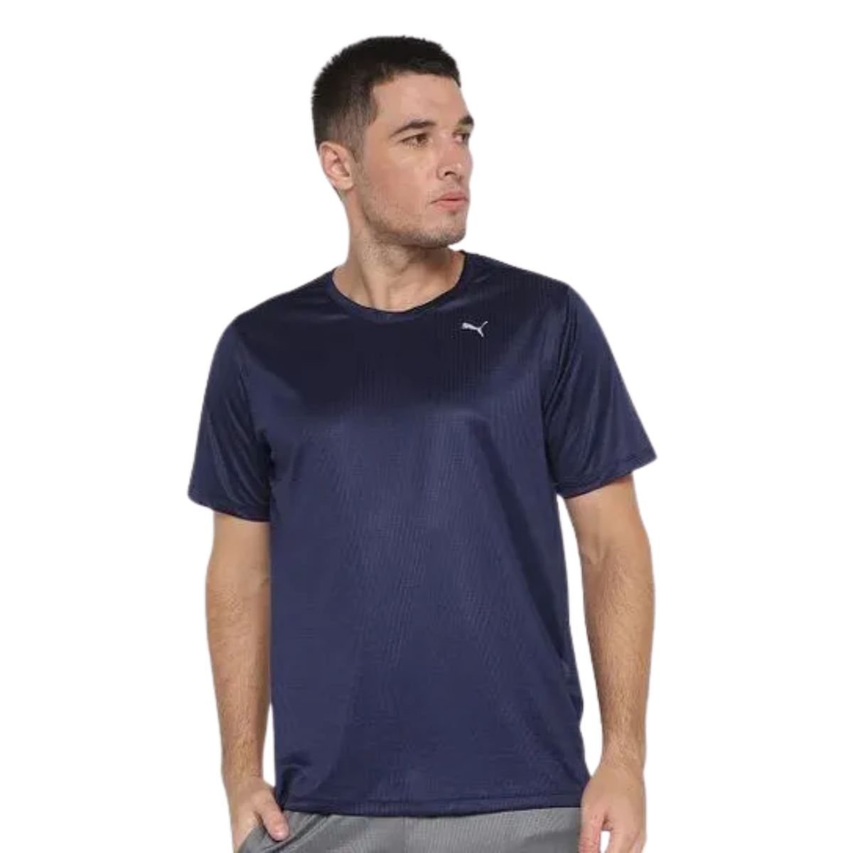 Camiseta Masculina Puma Performance Ss Azul Marinho Azul 3