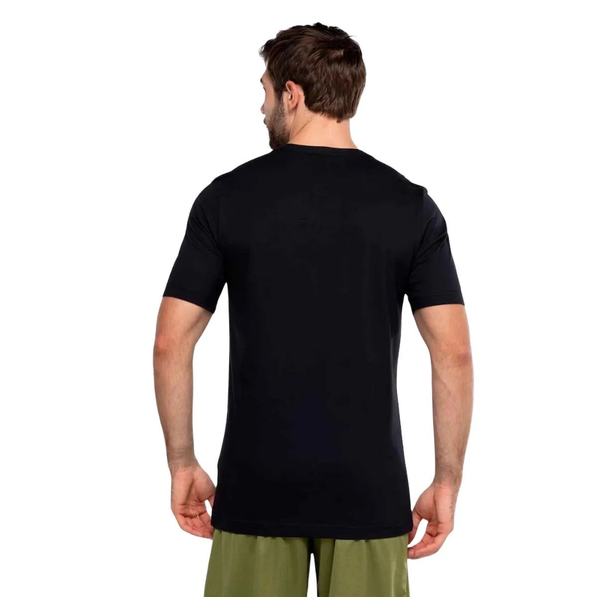 Camiseta Masculina Puma Essentials No. 1 Logo Tee Preta Preto 5
