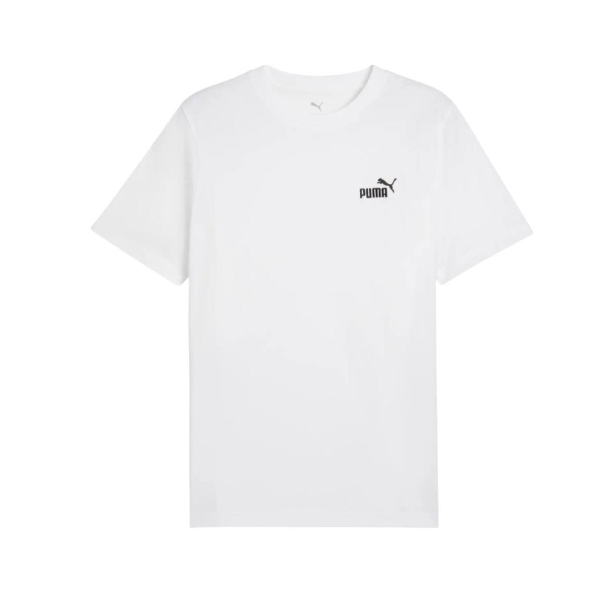Camiseta Masculina Puma Essentials Small No. 1 Logo Tee Branca Cinza 5